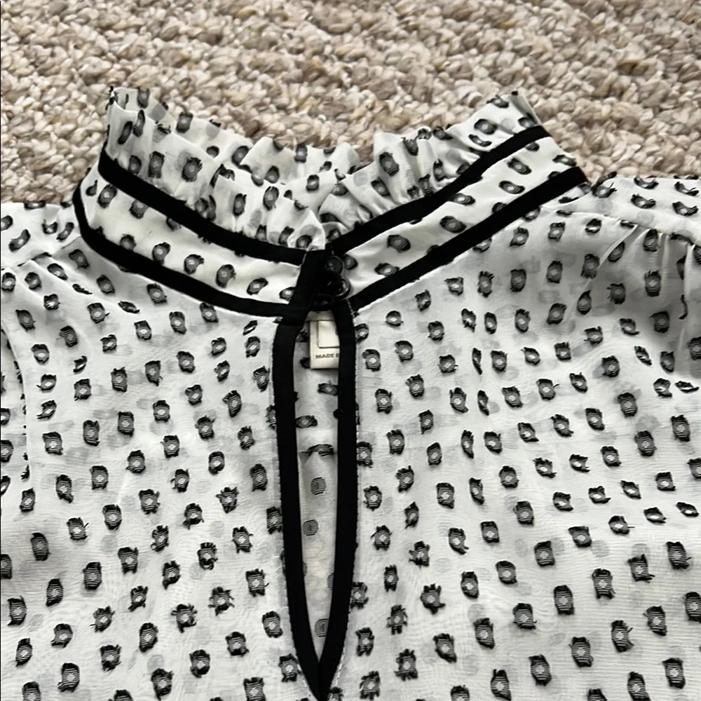 J. Crew Factory Ruffled Blouse - Picture 3 of 6